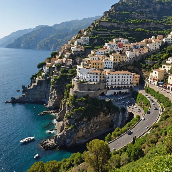 Quels sont les meilleurs itinéraires pour un road trip le long de la Côte amalfitaine, Italie?